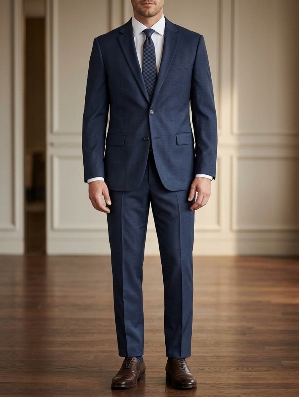 Classic Navy Suit Travel Tech Jos A Banks Size 33 -$250